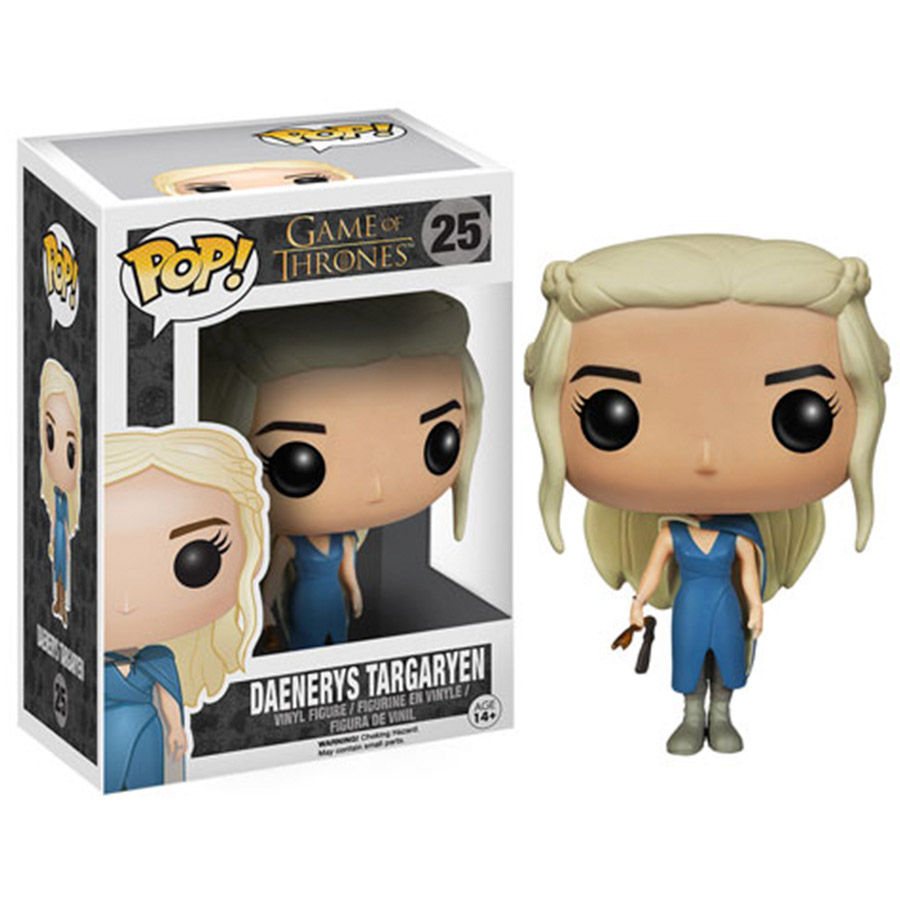 Daenerys Targaryen con vestido azul