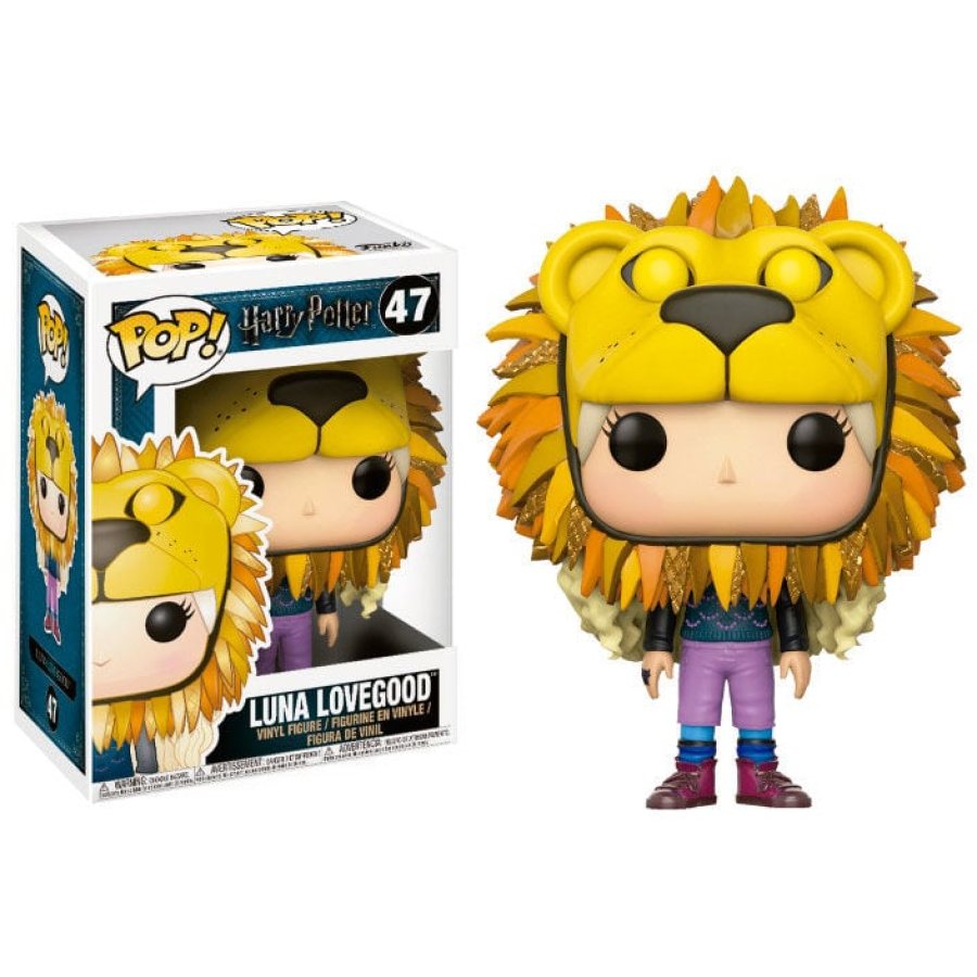 Luna Lovegood con León en la Cabeza