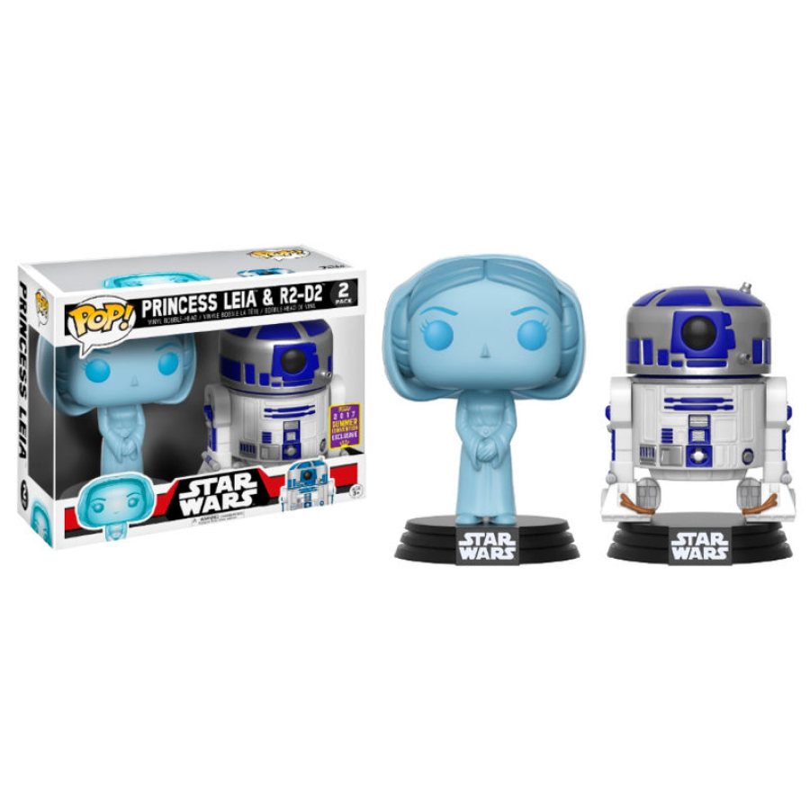 Leia Holográfica y R2-D2 SDCC 2017