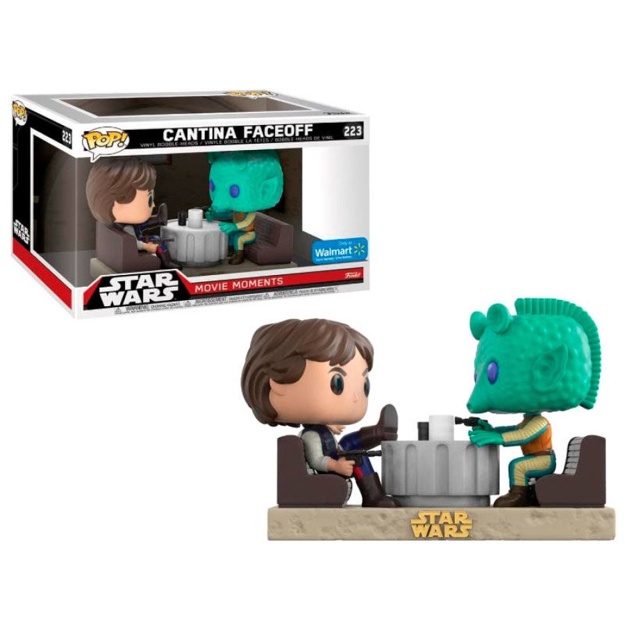 Han Solo y Greedo en la Cantina