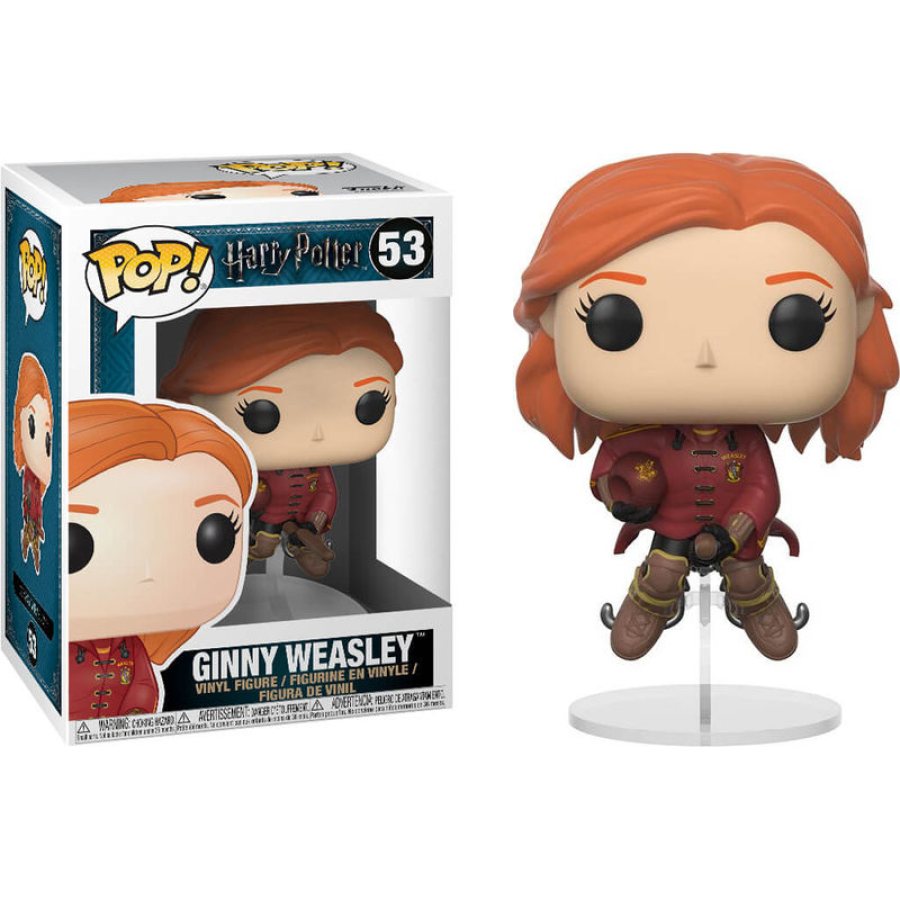 Ginny Weasley en escoba