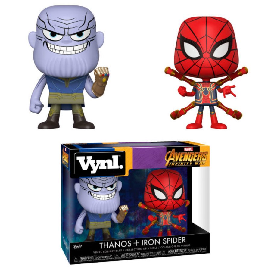Figura Vynl Los Vengadores: Infinity War – Thanos y Iron Spider