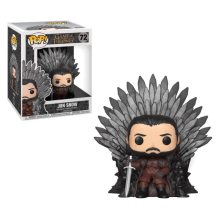 Jon Nieve sentado en Trono