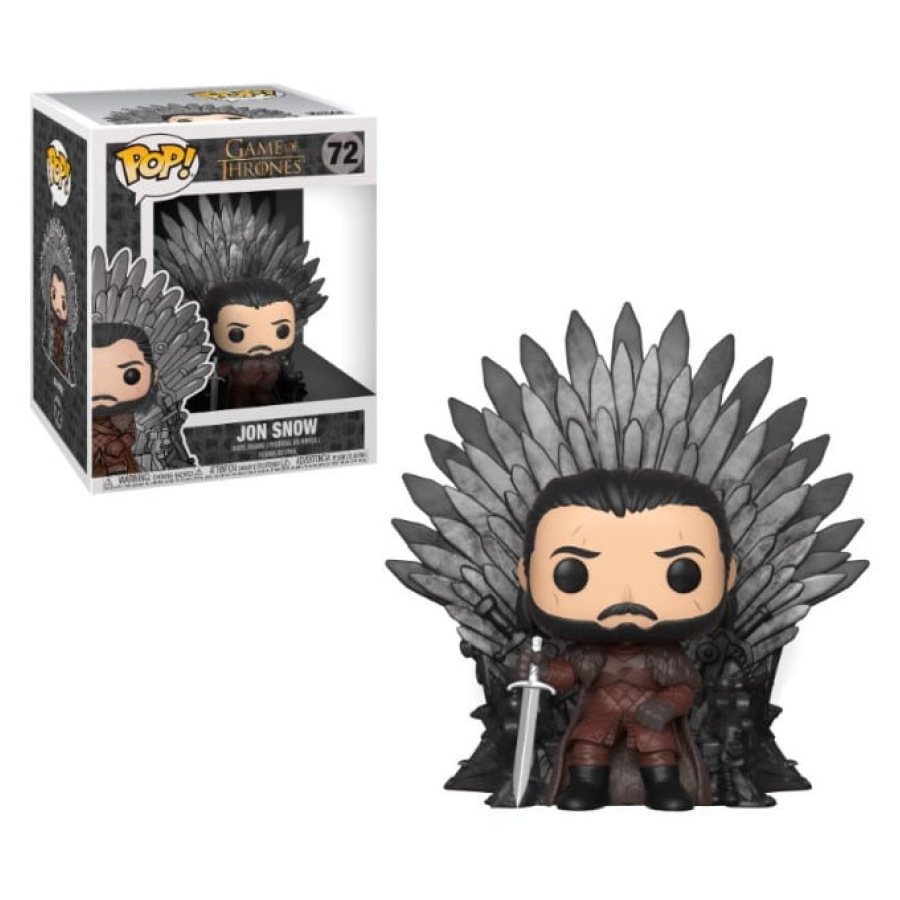 Jon Nieve sentado en Trono