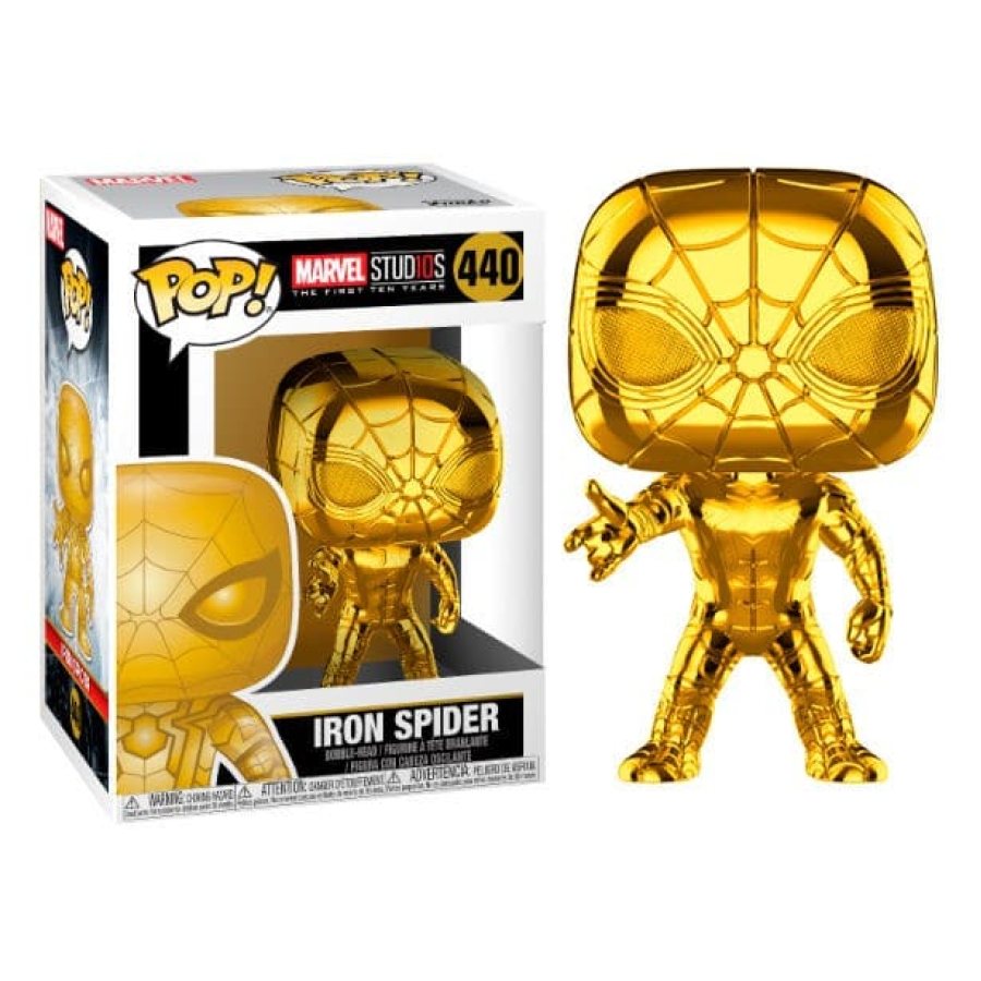 Spider-Man Cromado Oro
