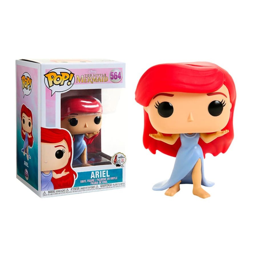 Ariel con vestido púrpura