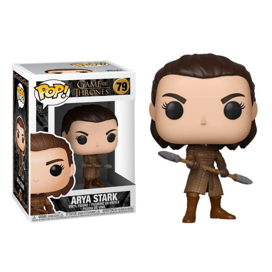Arya con lanza de dos puntas