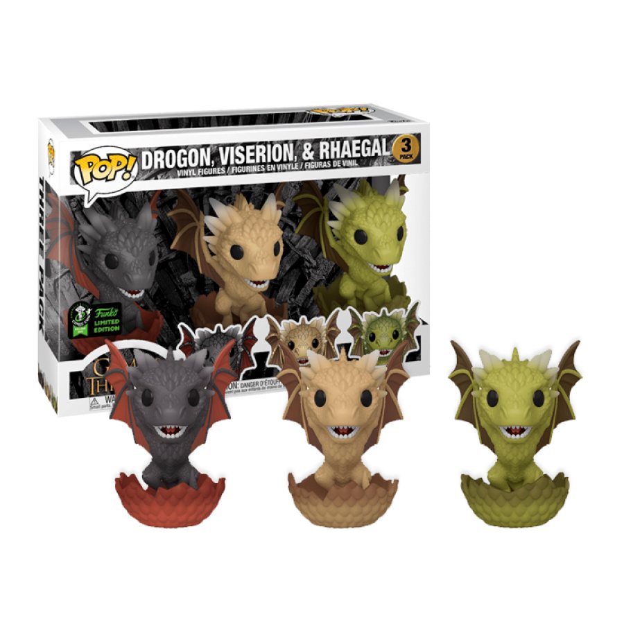 Drogon,Viserion y Rhaegal ECCC