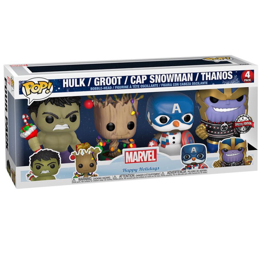Marvel Navidad Pack 4 (Exclusivo)