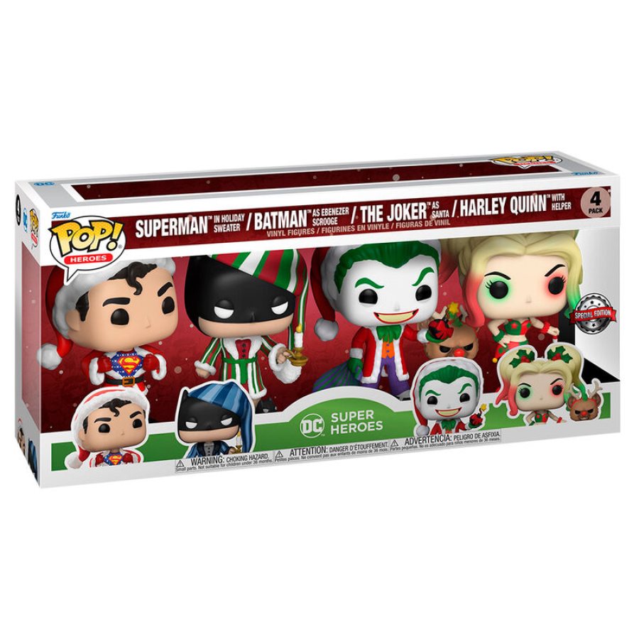 DC Comics Holiday Pack 4 (Exclusivo)
