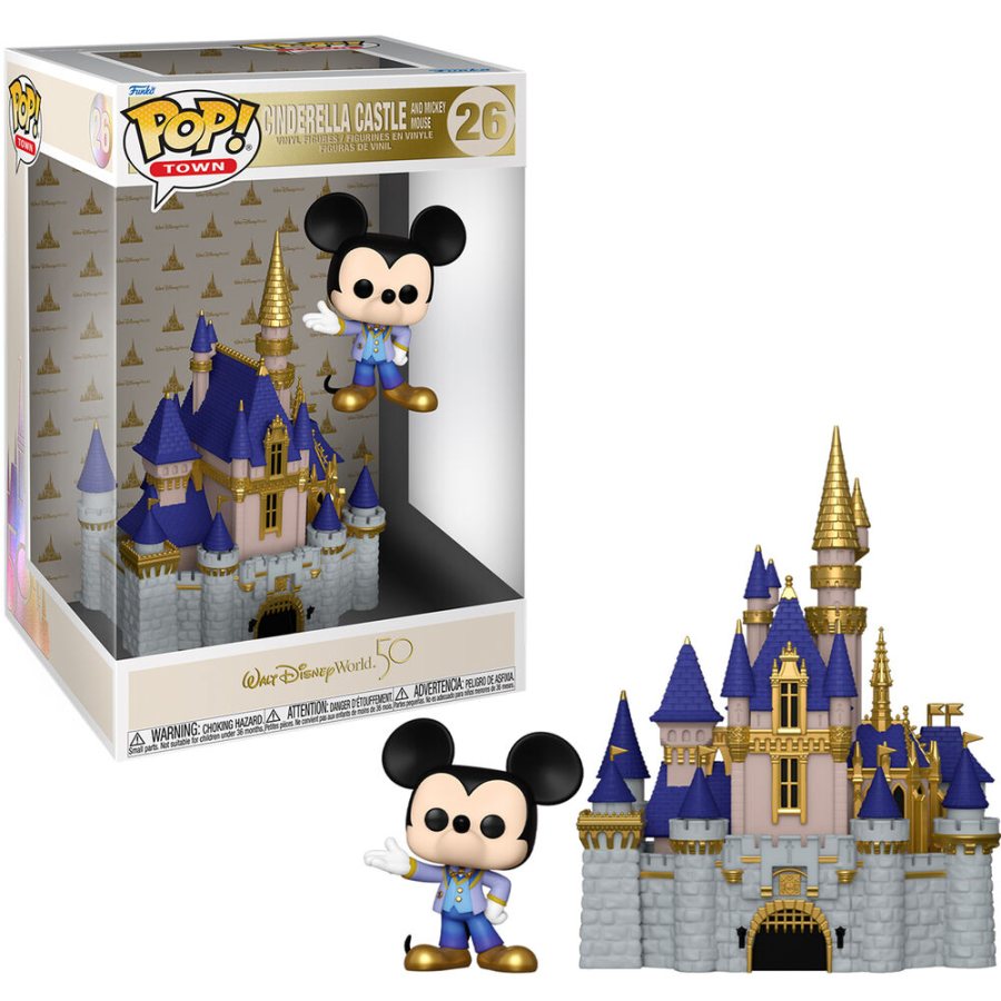 Castillo y Mickey Mouse