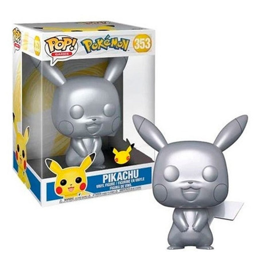 Pikachu Plateado (Super Sized 25 cm)