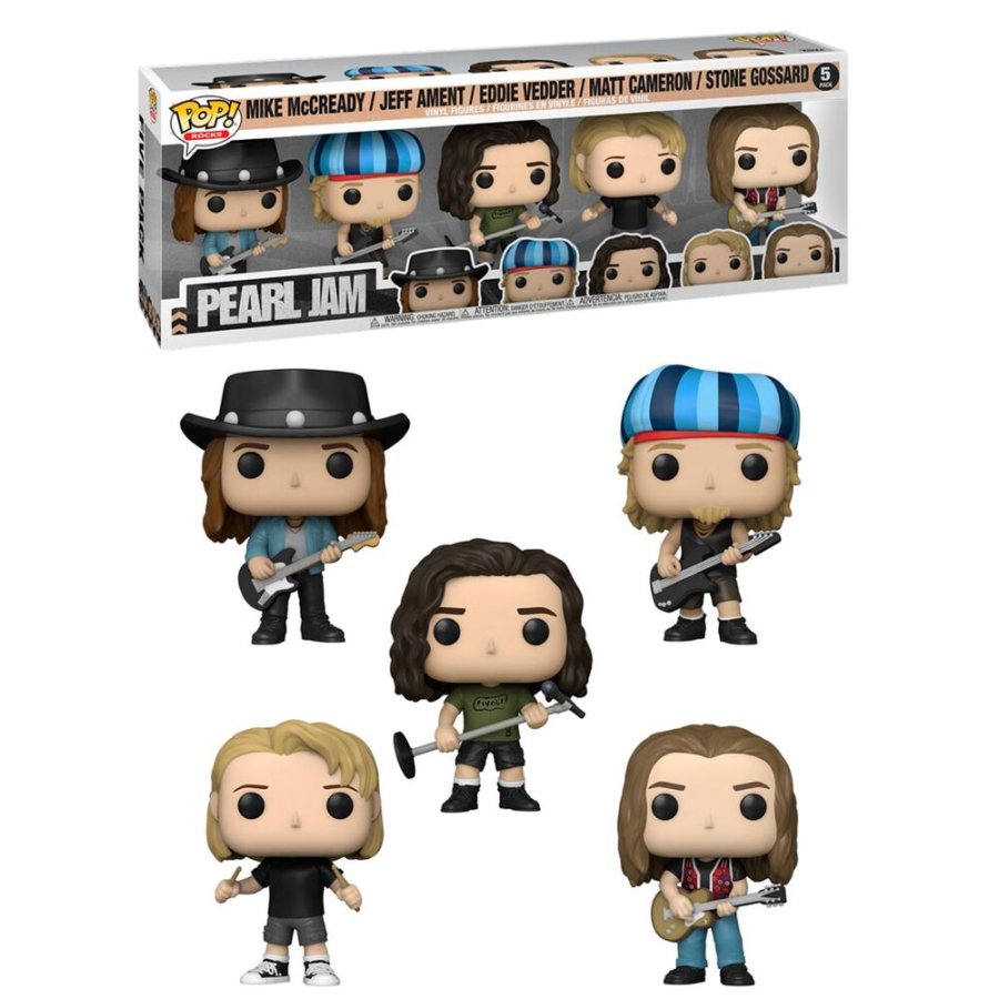 Pack 5 figuras POP Pearl Jam
