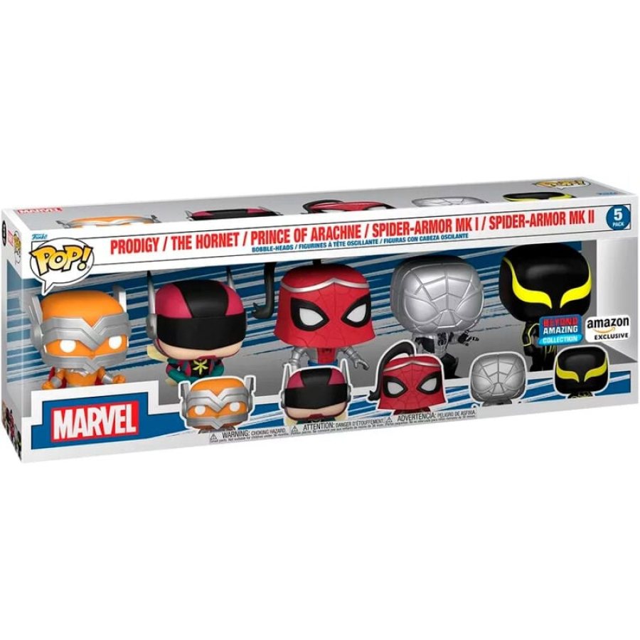 Set 5 Funko POP Spider-man (Exclusivo)