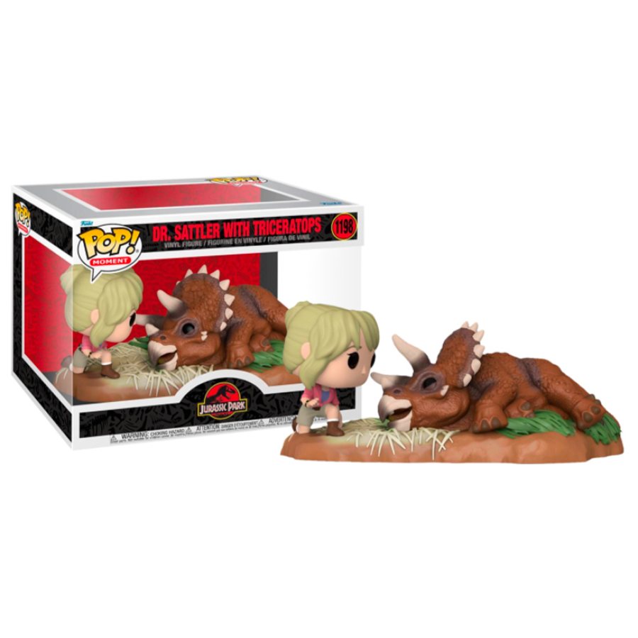 Dr. Sattler con Triceratops (Exclusiva)