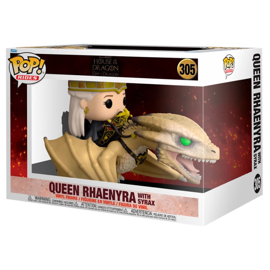 Reina Rhaenyra con Syrax