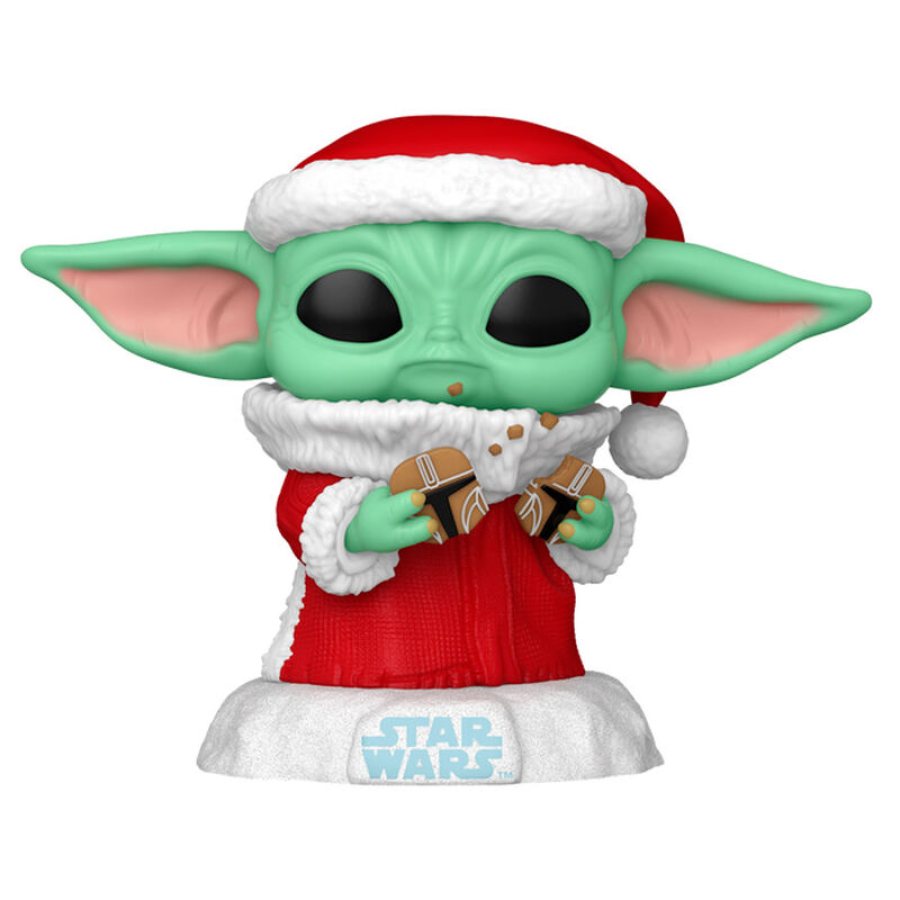 Grogu con Christmas Cookie