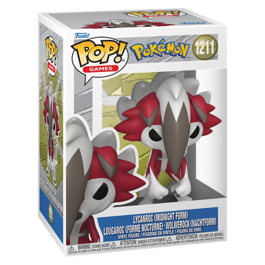Funko Pop Lycanroc Midnight Form | Pokémon