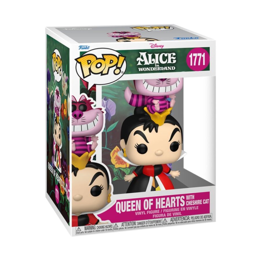 Funko Pop Queen of Hearts With Cheshire Cat | Alice in Wonderland