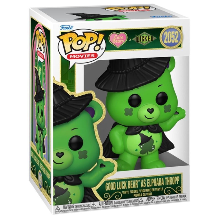 Funko Pop Good Luck Bear as Elphaba | Wicked x Care Bears