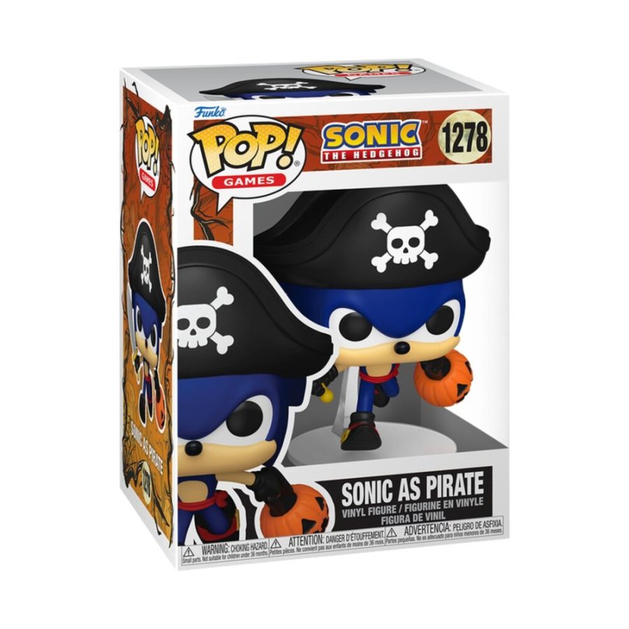 Funko Pop Sonic as Pirate | Sonic the Hedgehog