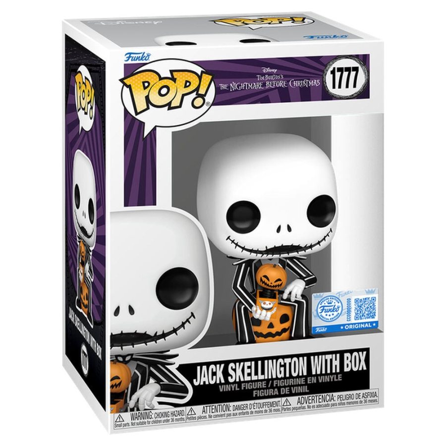Funko Pop Jack Skellington with Box Exclusive | The Nightmare Before Christmas