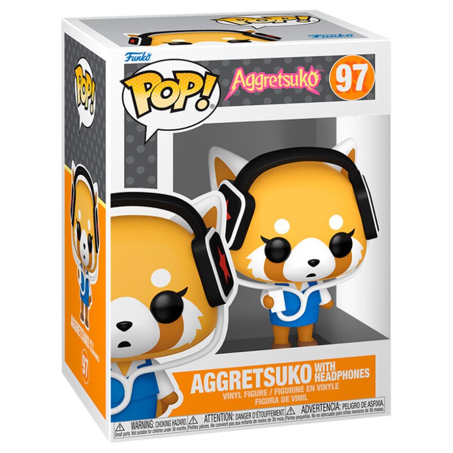 Aggretsuko con Auriculares