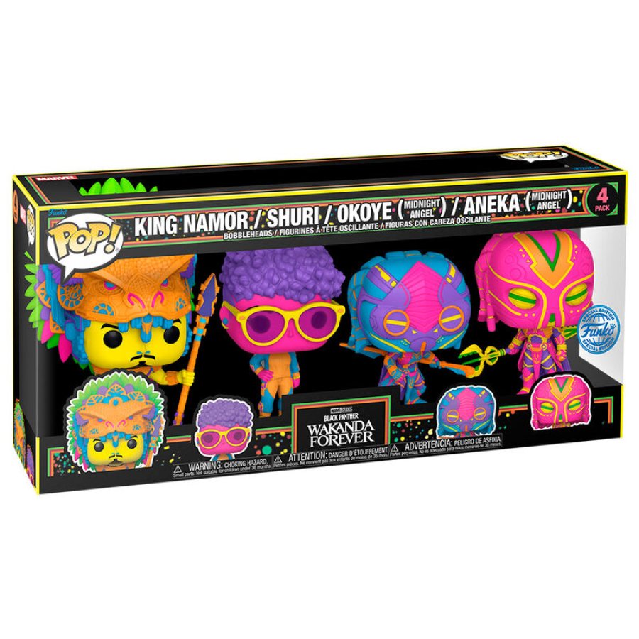 Black Panther Black Light Pack 4 (Exclusivo)