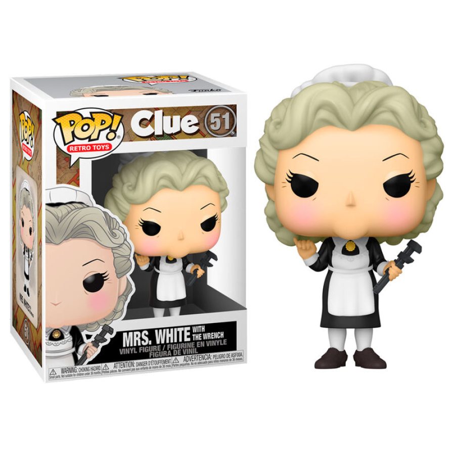 Mrs.White with Wrench