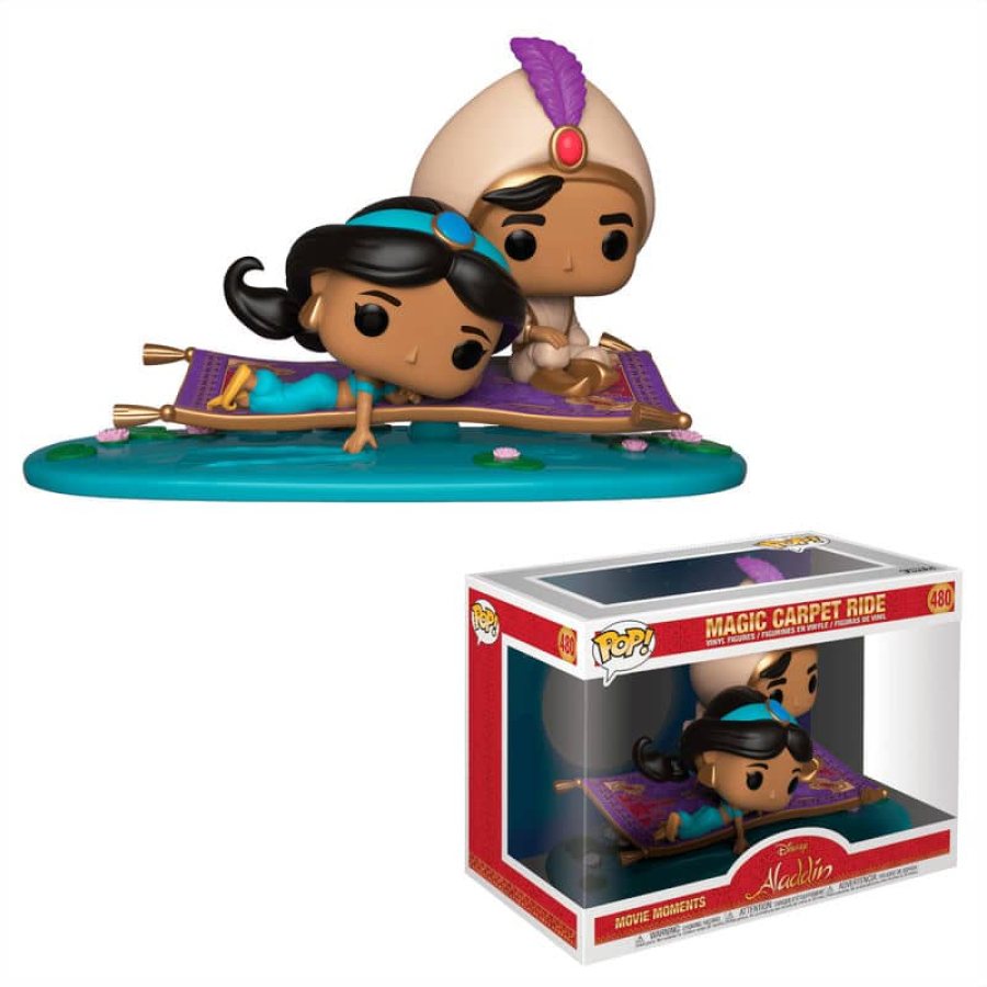 Jasmine y Aladdin en Alfombra Mágica