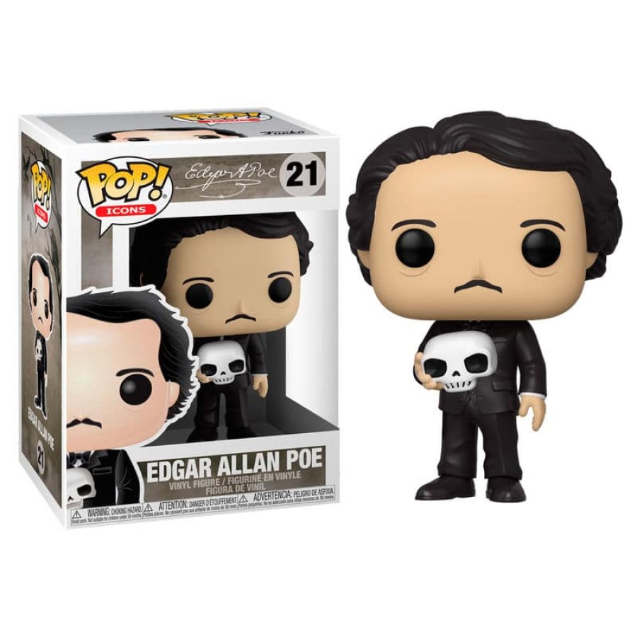 Edgar Allan Poe con Calavera