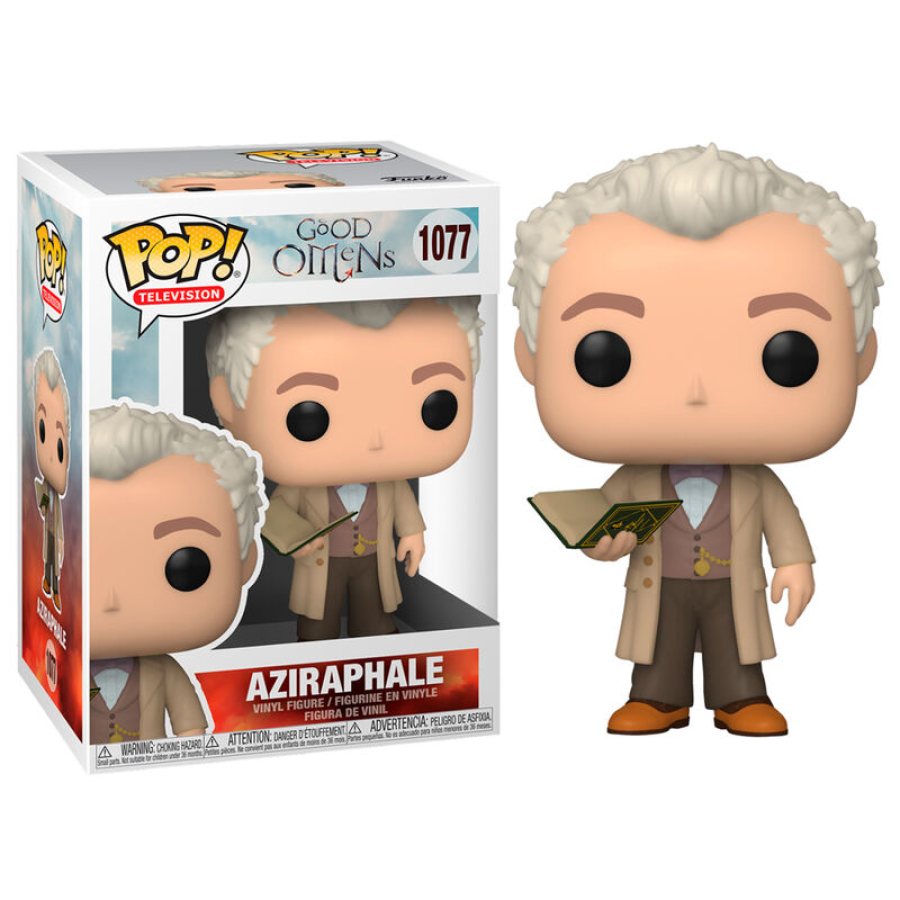 Aziraphale con libro