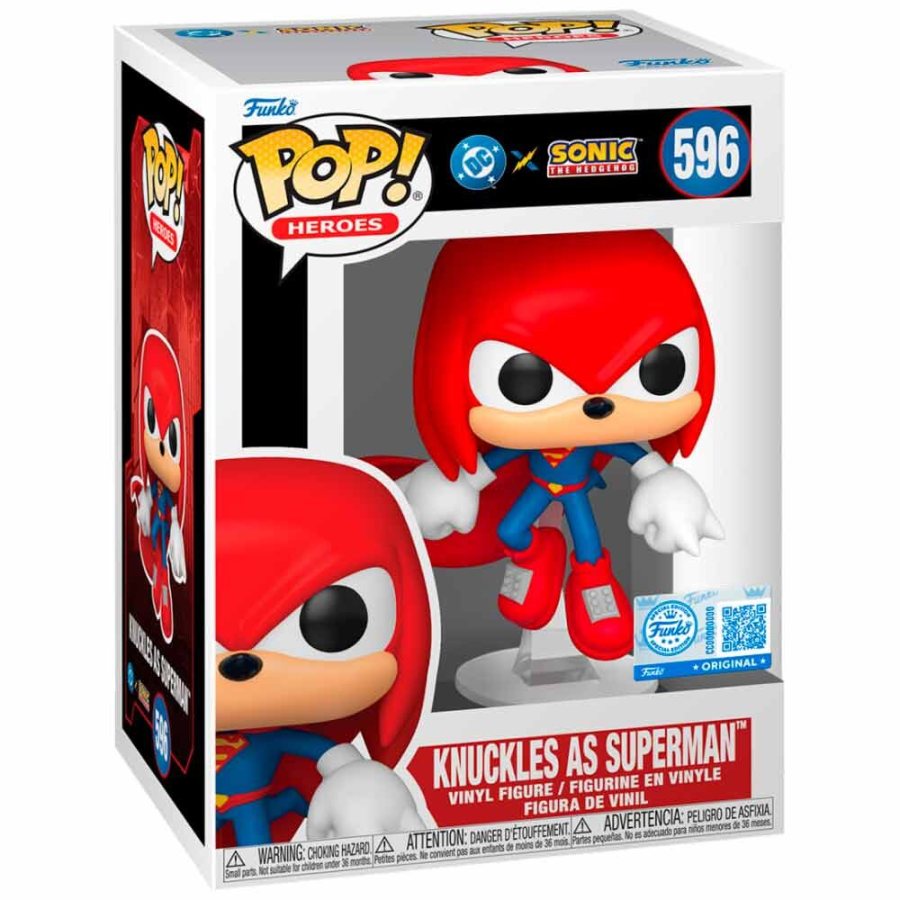 Knuckles como Superman (Exclusivo)