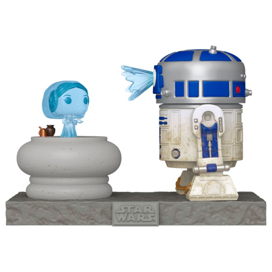 R2-D2 y Princesa Leia Holograma