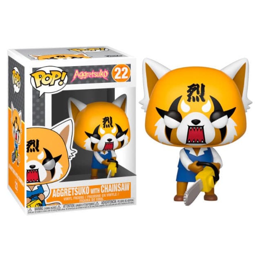 Aggretsuko Retsuko con Motosierra