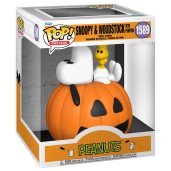 Snoopy y Woodstock con calabaza