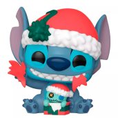 Stitch abriendo regalo