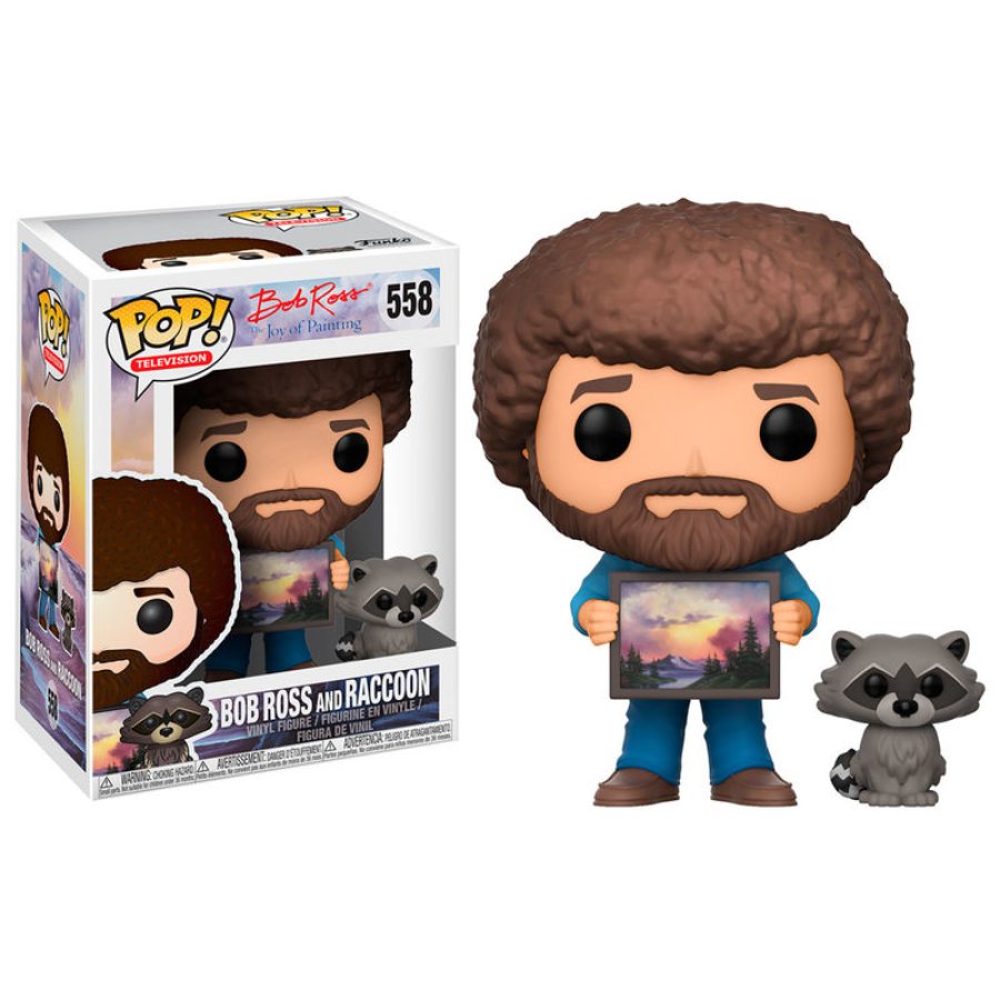 Bob Ross con Mapache
