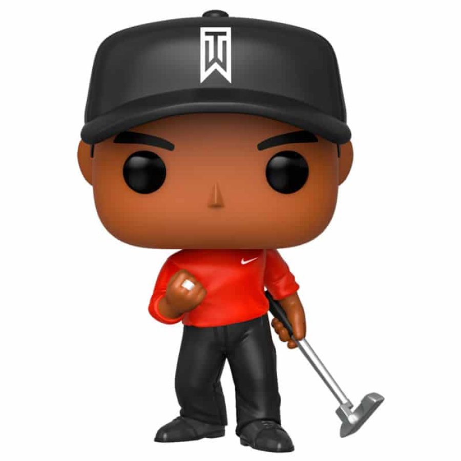 Tiger Woods camiseta roja