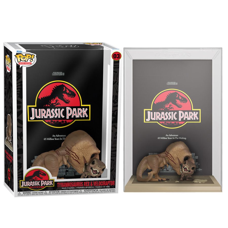 Tyrannosaurus Rex y Velociraptor