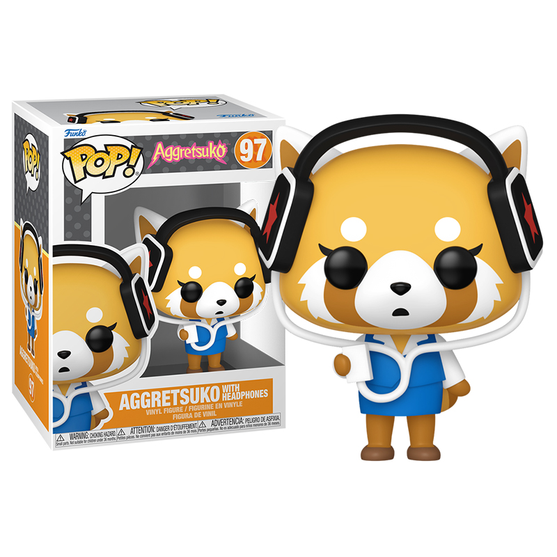 Aggretsuko con Auriculares