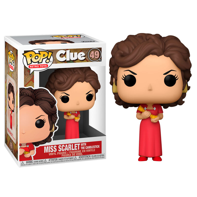 Miss Scarlet with Candlestick