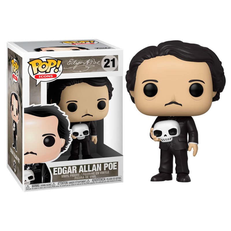 Edgar Allan Poe con Calavera