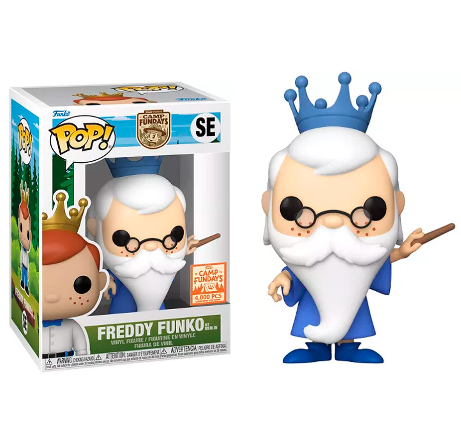 Freddy Funko como Merlin