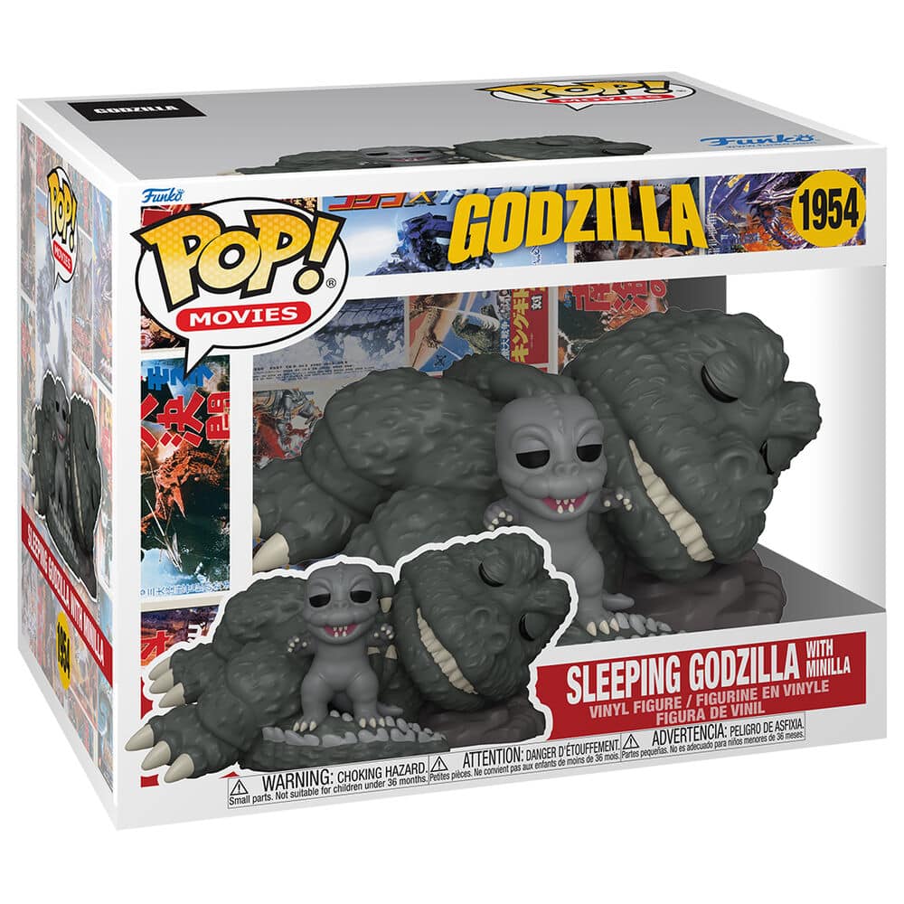 Godzilla con Minilla Durmiendo