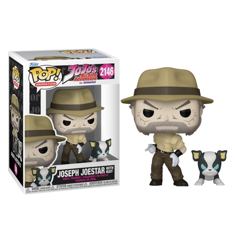 Joseph Joestar con Iggy