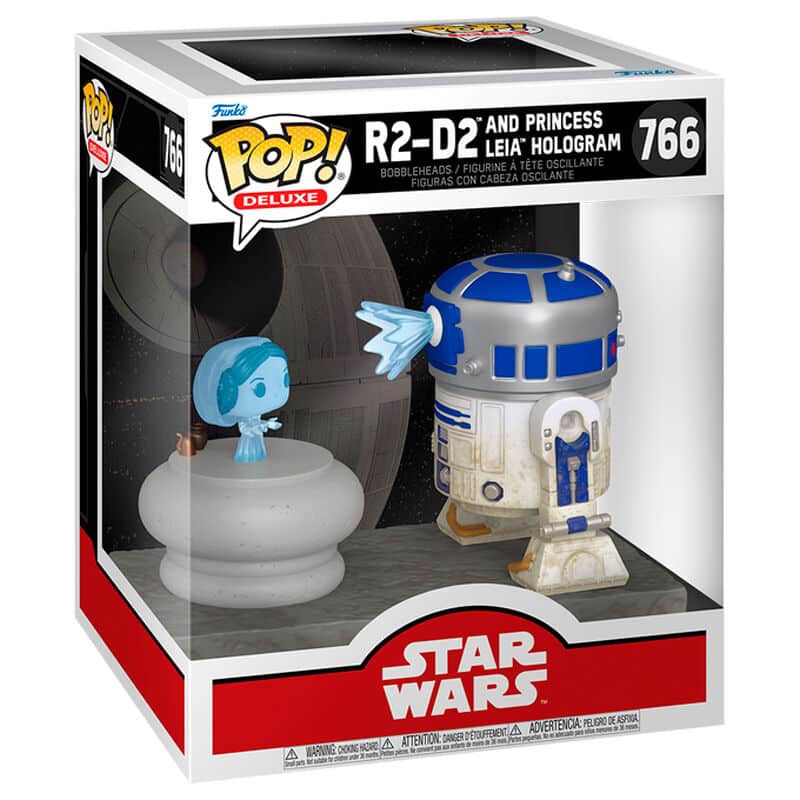 R2-D2 y Princesa Leia Holograma