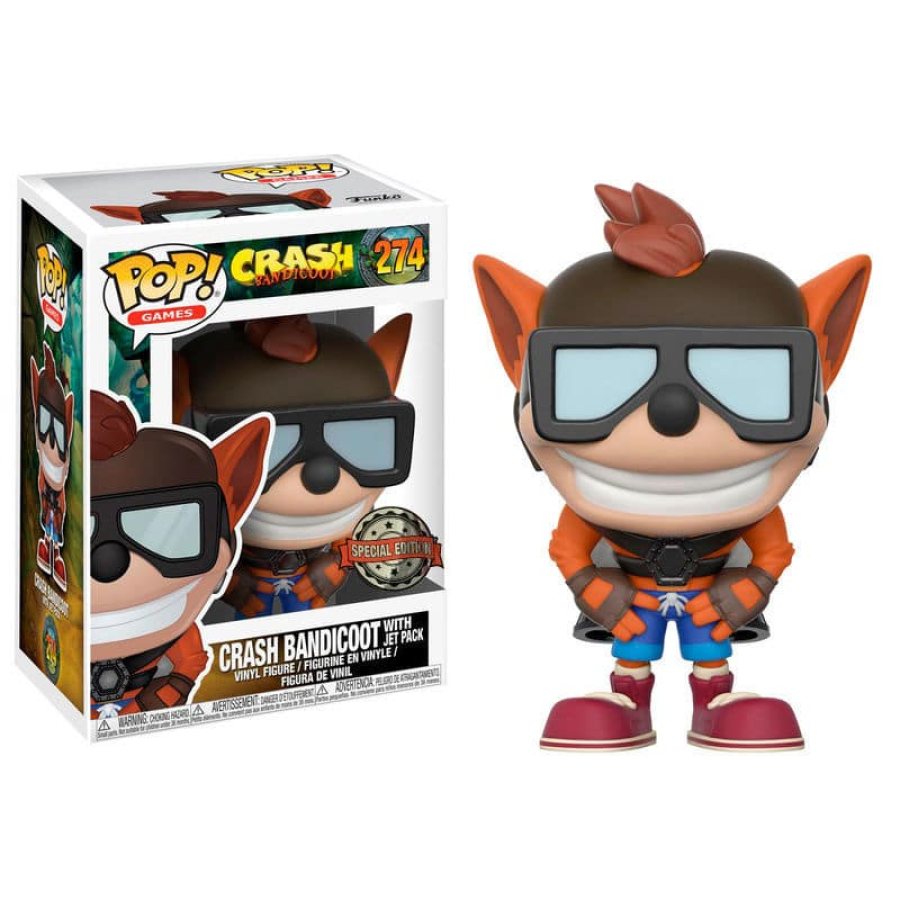 Crash Bandicoot con Jet Pack Exclusivo