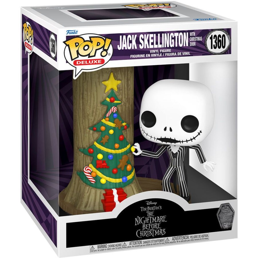 Jack Skellington con Puerta Navideña