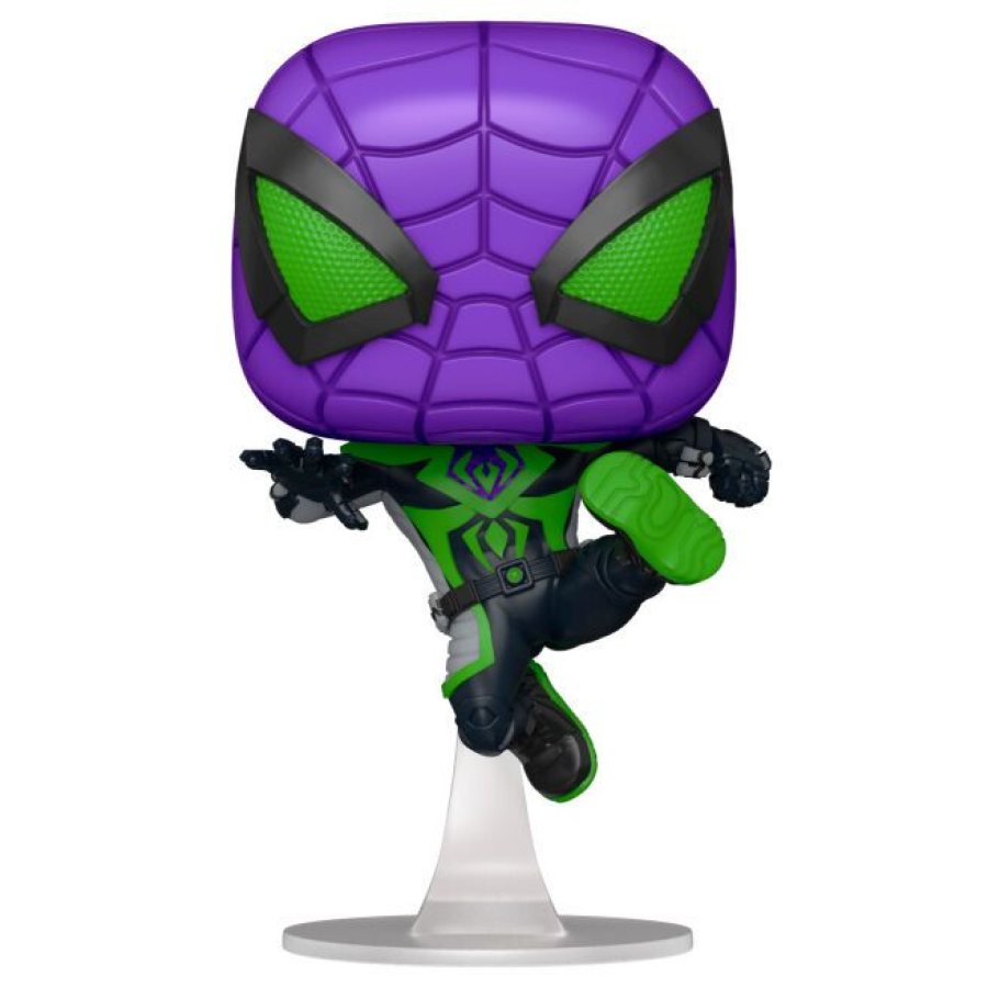 Miles Morales Traje Purpura Metalico